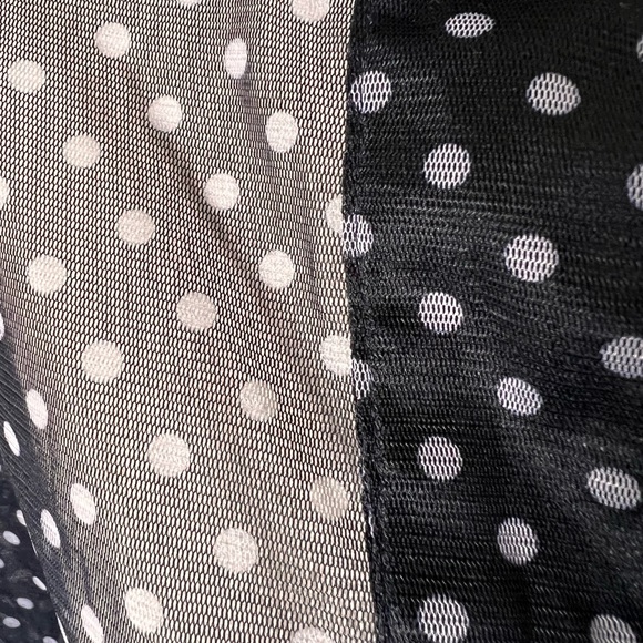 Ashley Stewart women’s smocked polka dot blouse - Picture 3 of 3